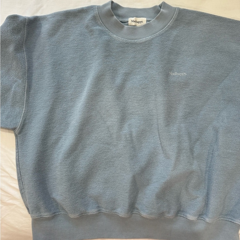 Madhappy light blue / baby blue crewneck